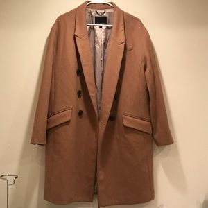 Banana republic oversized brown coat